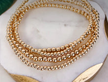 4-Stack Small Round Beaded Bracelet Set