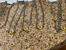 Circle Initial Pendant Necklace