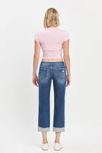 MID RISE CUFFED BOYFRIEND JEANS