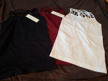 Seamless Tank with Criss Cross Detail