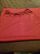 Seamless Tank with Criss Cross Detail