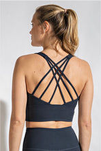 Criss Cross Back Butter Bralette - Nocturnal Navy